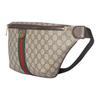 Gucci Ophidia Double G Classic Canvas Design Coated Fabric Waist Bag Large Men Waist Bag Beige Dark-Brown 839104-FAEOF-9745