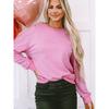 Fashion Stylish European and American Pearls Long Sleeve Pullover Hoodie
