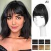 Synthetic Hair Wig Bangs Natural Hair Piece Extensions For Women Daily Wear Styling Accessories