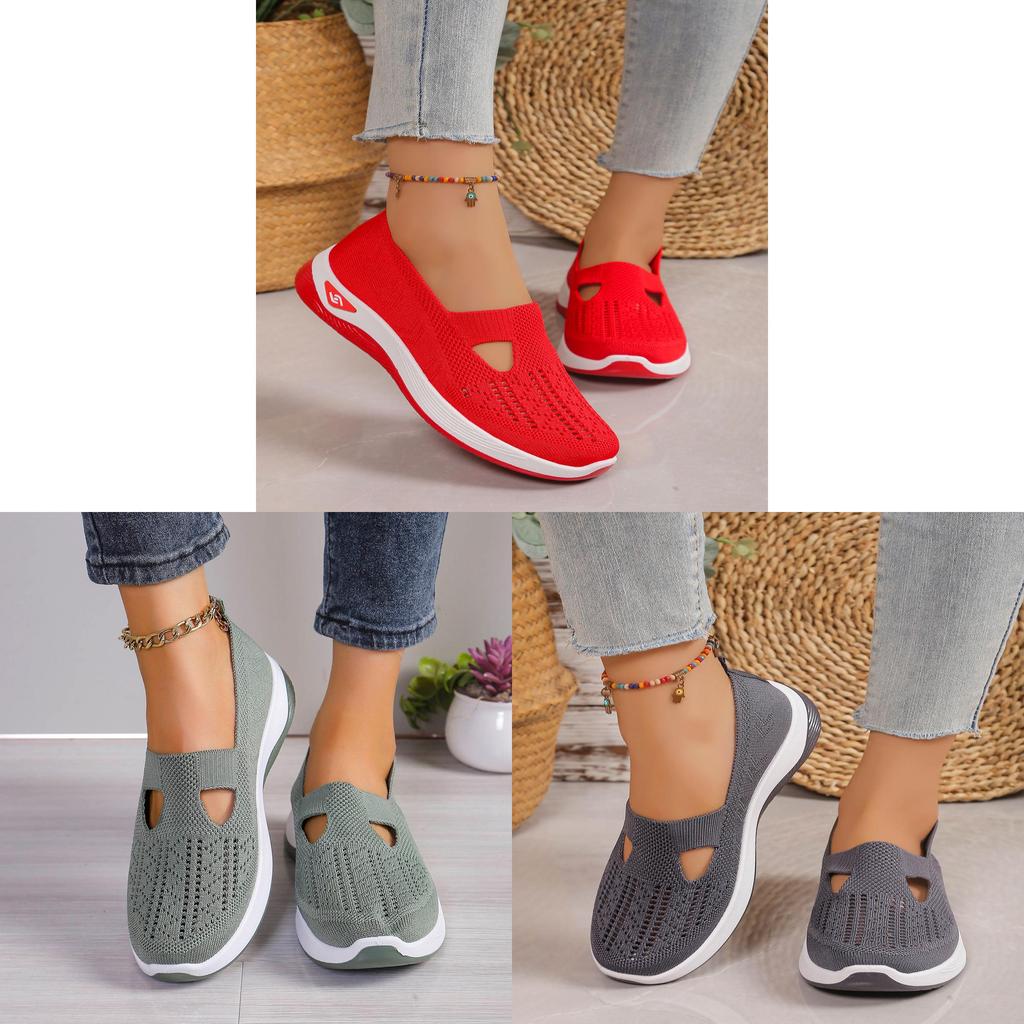 Casual Womens Breathable Mesh Slipon Shoes For Summer Comfort And Walking