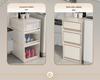 Plastic Storage Cabinet: Large Capacity Drawer Organizer for Clothes and Underwear