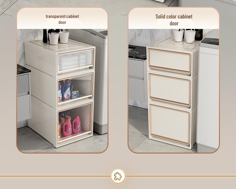 Plastic Storage Cabinet: Large Capacity Drawer Organizer for Clothes and Underwear