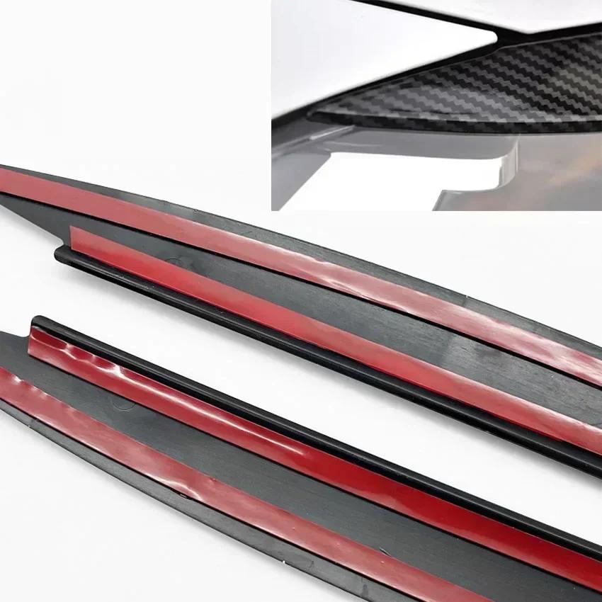 Headlights Eyebrow Eyelids Stickers Trim Cover  Accessories Body Kit For VW GOLF 7 7.5 VII MK7 MK7.5 GTI R GTE GTD 2013-2020