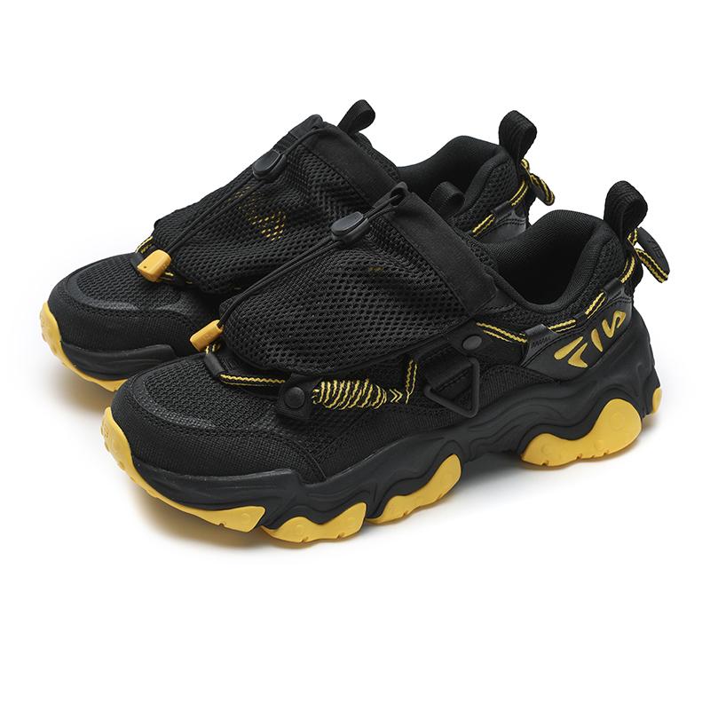 Fila Huang Jingyu X  Fluid 5 Cat Paw Whale Shoes Durable Low Top Casual Shoes Women sneaker Black F12W442128FBK