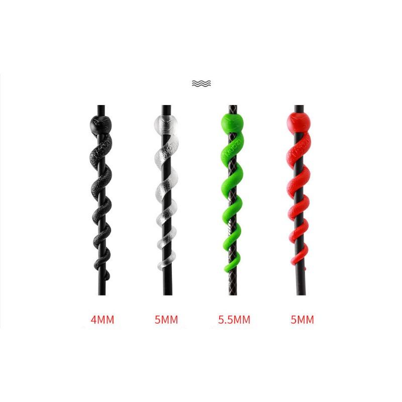 5pcs Bicycle Variable Speed Brake Cable Protection Silicone Ring Silicone Protective Strip Oil Tubing Outdoor Cycling Accessory