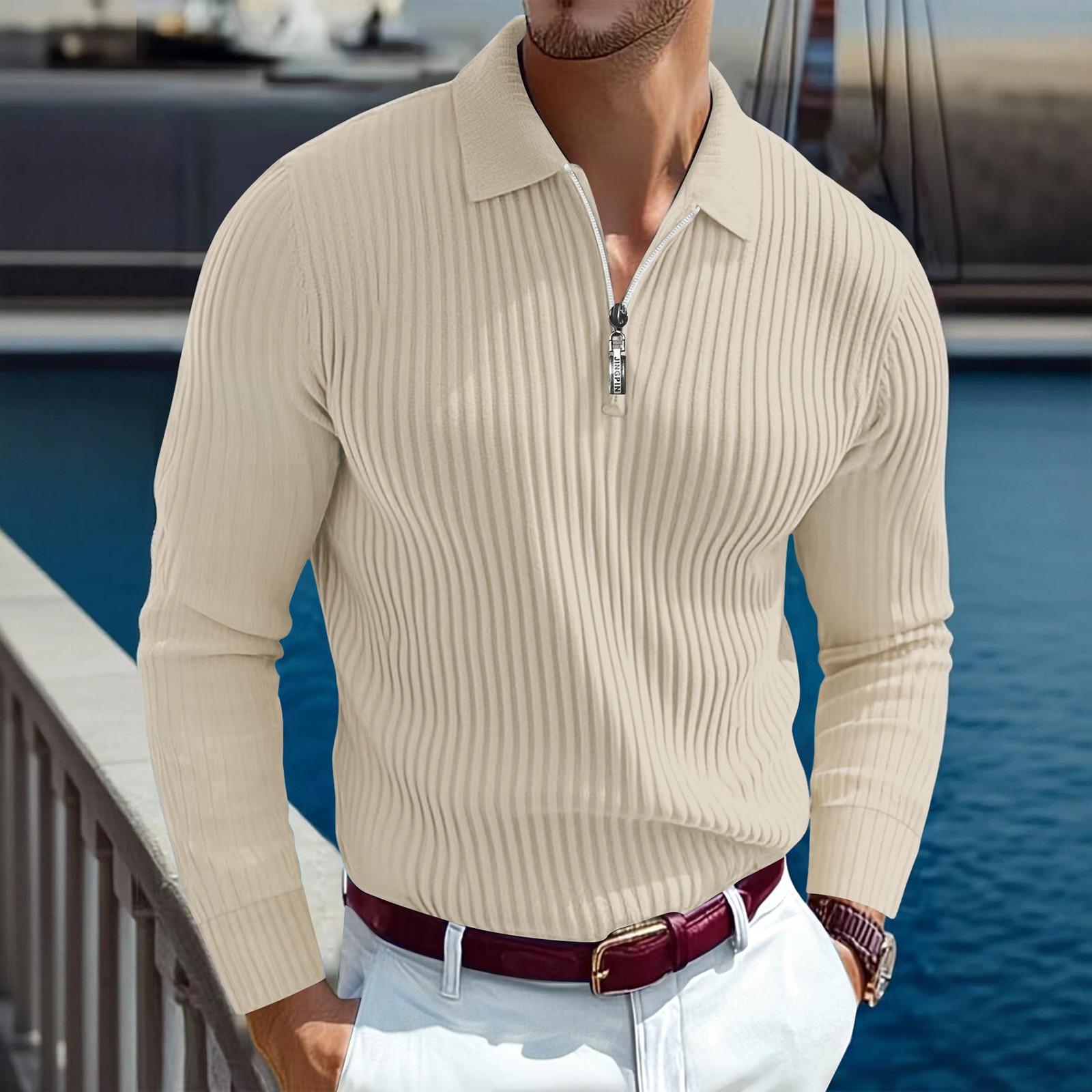 Men s Color Long Sleeve Tops Men s Casual Fashion Long Sleeve Tops L