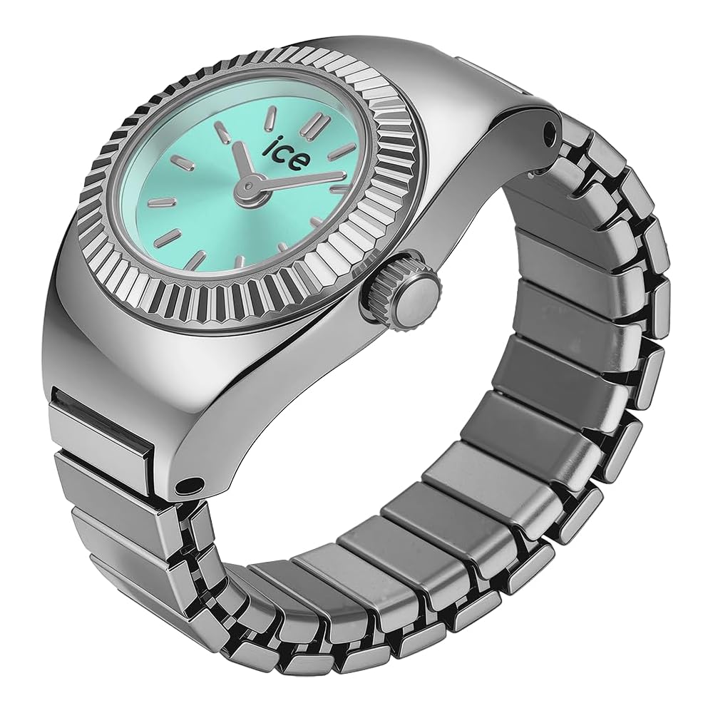 Ice-watch Chouchou Silver Turquoise Ring Watch Women s 025515