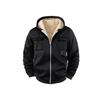 2025 Men's Large Hooded Windproof Jacket: Autumn/Winter Outdoor Sports Softshell with Velvet