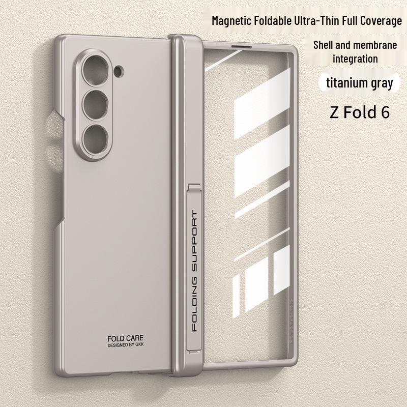 Samsung Z Fold6 Frosted Magnetic Hinge Case with Side Bracket Samsung ZFold6