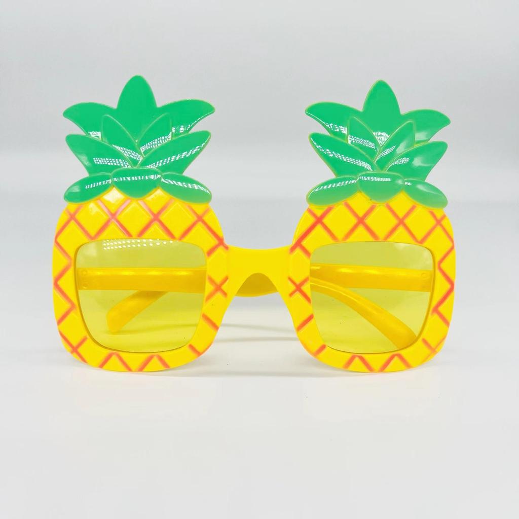 Hawaiian Beach Party Glasses: Coconut Tree, Flamingo, Parrot, Ice Cream, Flower & Wine Glass Fun