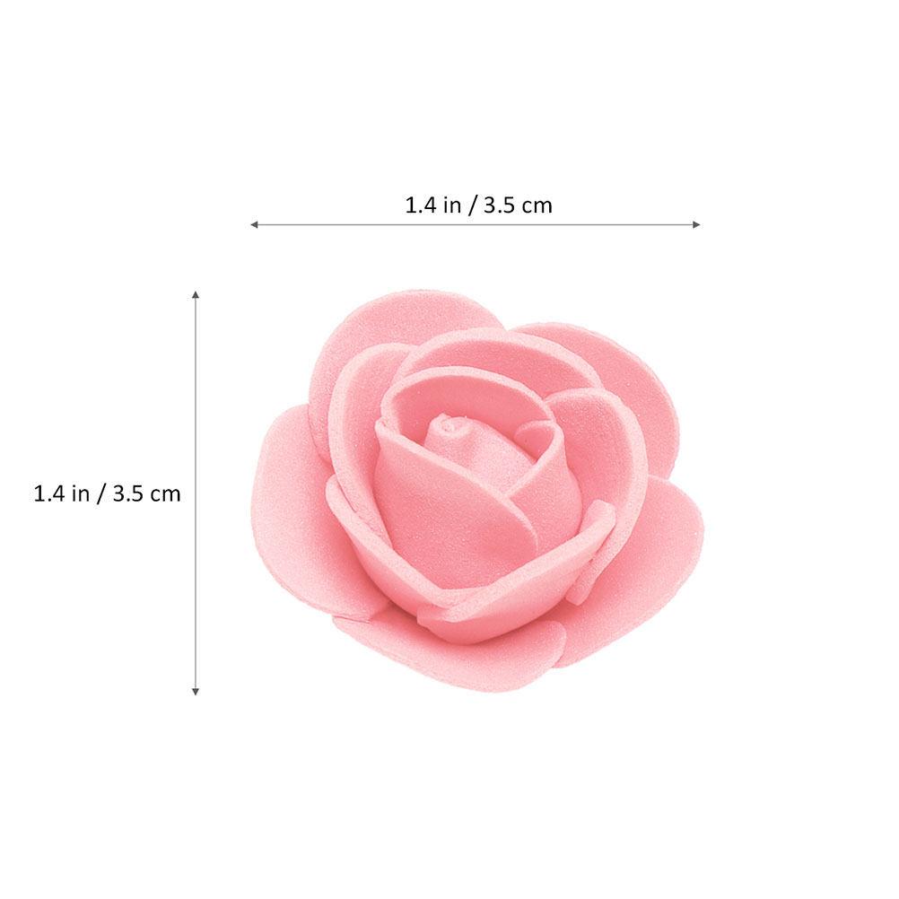 

50Pcs Faux Rose Heads Foam Artificial Roses for Wedding Decoration Valentine s Day DIY Craft Flowers Centerpiece Wreath Bouquet рожевий