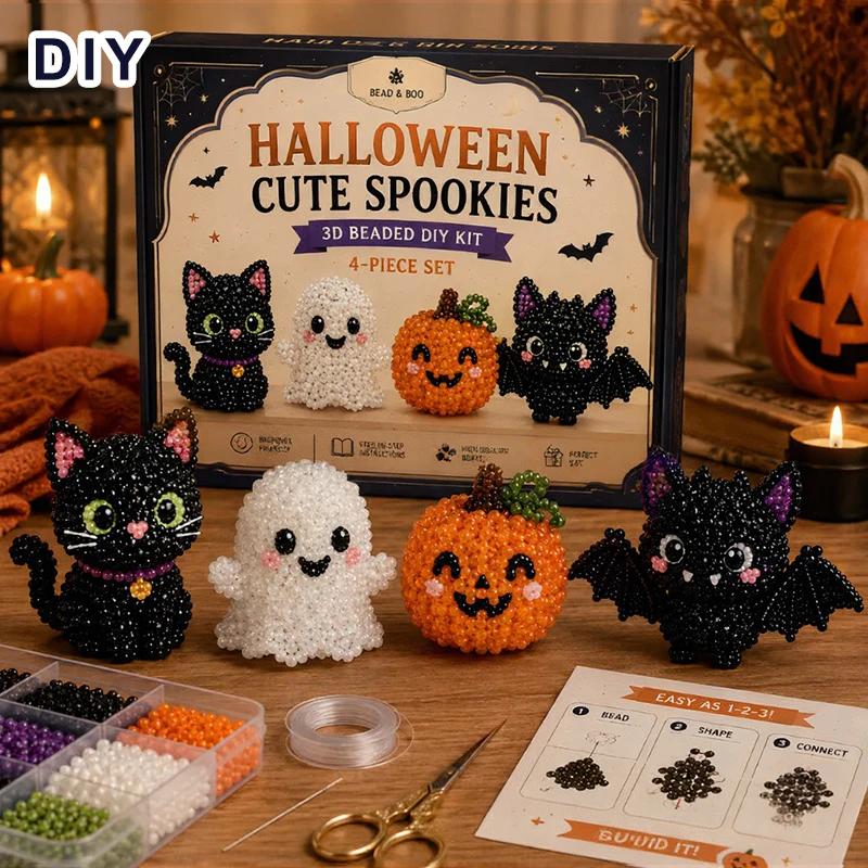 Cute 3D Beaded Animal Diy Kit Handmade Bead Weaving Kit With Instructions For Adults & Kids Perfect Gifts Home Decoration