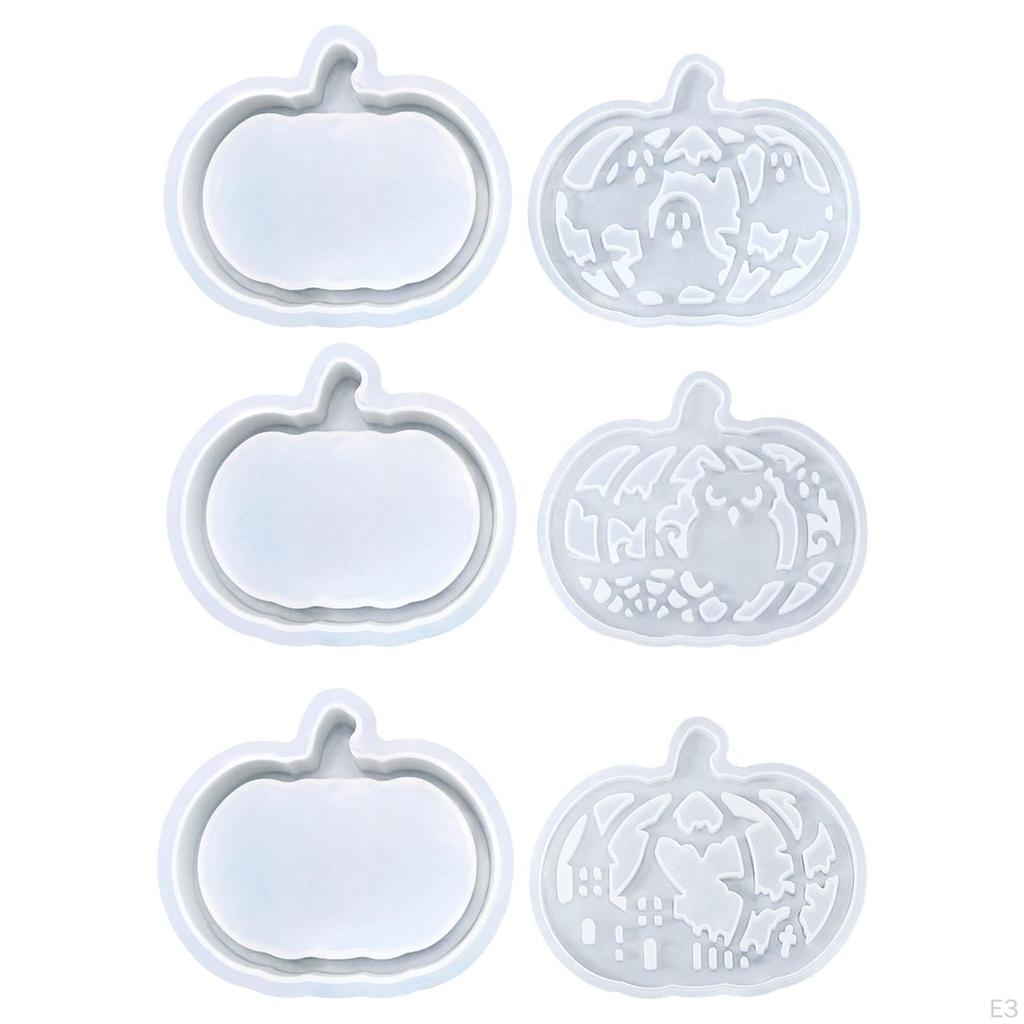 Pumpkin Lamp Silicone Models Candle Making Decorations Crafts Lantern Shade Tealight Holder