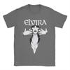 Summer Elvira Mistress of The Dark Novelty T-Shirts  Cotton Tee Shirt for Male Y2K Casual Design Short Sleeve Tees