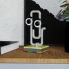 Buildmoc Creative Office Funny Clippy the Age Revealer World MOC Building Blocks Toys for Children Kids Gifts Toy 85PCS Bricks