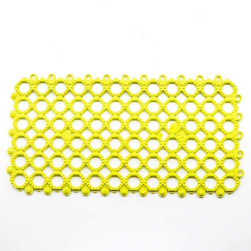 

PVC Plastic Pet Spliced Mat Green/Blue/Yellow Optional Cat Dog Rabbits Prevention Foot Dermatitis Mat Water Leak Pet Cage Pads жовтий