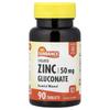 Chelated Zinc Gluconate, 50 Mg, 90 Tablets