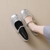 128-12 Silver Single Shoes Women'S Flat French One-Word Band Ballet With Skirt Mary Jane Women'S Shoes