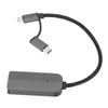 1080P Full HD 2 In 1 Phone Cable Adapter Smart Chip Design Durable Phone Converter