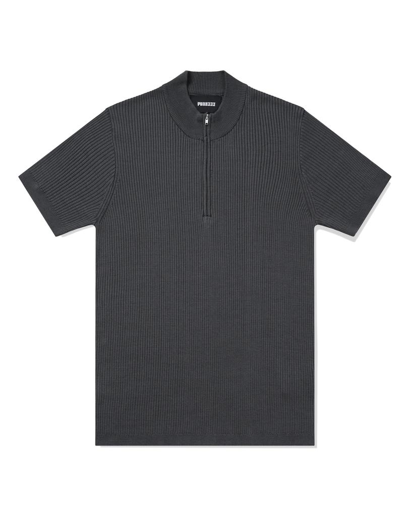 Force 333 M Slim Fit Half Zip Knit/Charcoal
