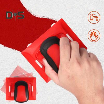 Professional Paint Edger Tool with Ergonomic Handle Walls Ceilings Corner Precision Paint Trimmer Straight Edge Paint Pad Applicator