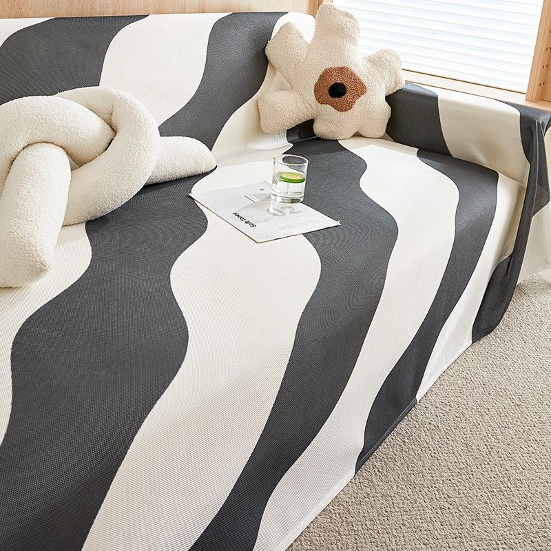 Husa de canapea de vară Little Fresh Prosop Răcoros și Confortabil Husă de canapea integrată Husă universală Spălare la mașină Perna antiderapantă