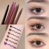 UNYOKE Gel Brush Pencil Makeup Reddish [Popular] Eyeliner, Waterproof, Multi-Color, Long-Lasting, Type, (03# Brown)