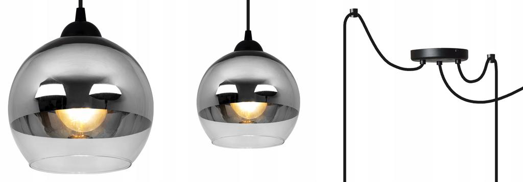 ELEGANT CHROME LED SPIDER HANGING LAMP