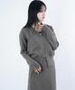 STARRYEYED V-Neck Cardigan Knit Skirt Set (Charcoal)