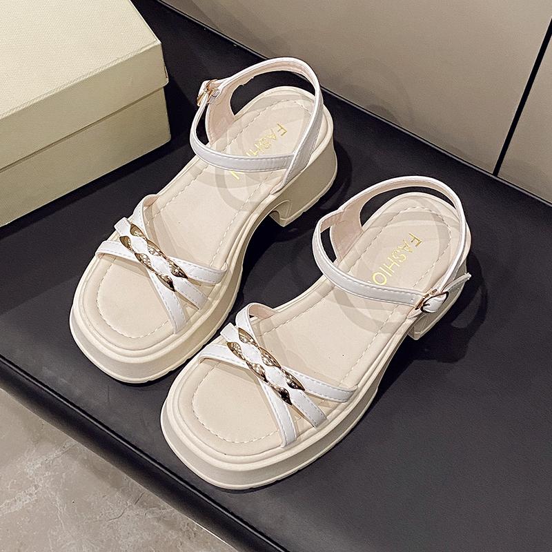 Fashion New Summer Fashionable Casual Women's Sandals Increased Heel Waterproof Platform Wedges Stylish Roman Loafers for Women