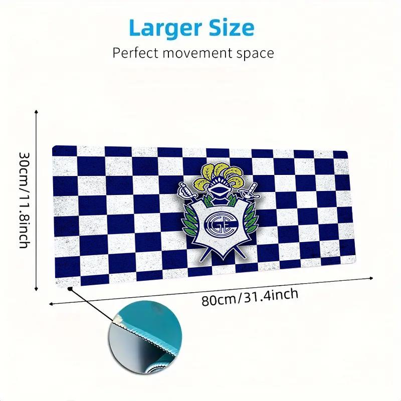 Gimnasia de La Plata Color Mouse Pad Large Gaming Table Cushion Non-slip Laptop Tablet Big Mousepad XXL Mat Mini PC Playmat With Lock edge