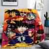 Coperta in Flanella con Stampa Personaggi Dragon Ball, Alta qualità Confortevole per Tutte le Stagioni, Arredamento per la Casa, Calore e Comfort, Perfetta per Regali di Natale
