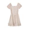 Rap Flower Dot Heart Neck Two-Way Dress As2Wo562