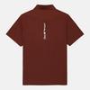 Descente Men'S Training Polo Short Sleeve T-Shirt Brick Sr321Tps73 (A Type)