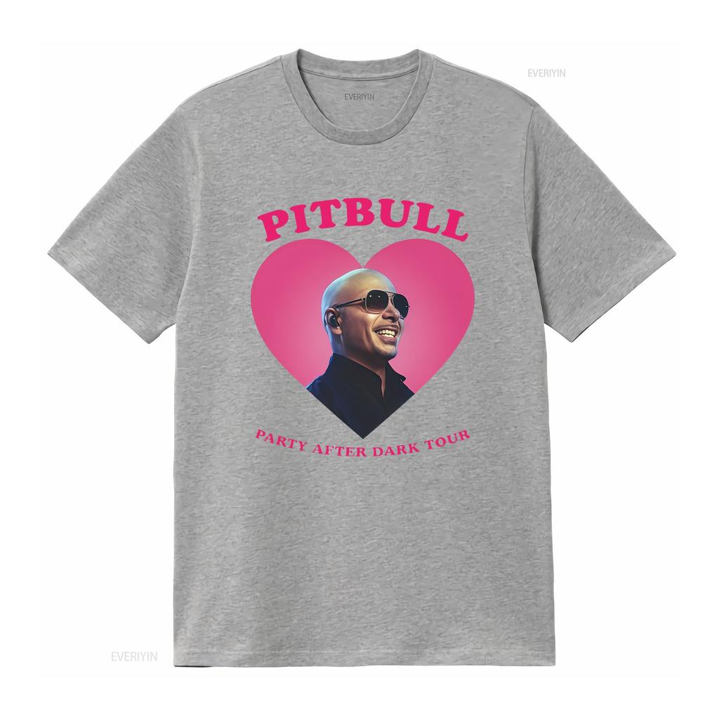 Pitbull Party After Dark Tour Mr Worldwide Maglietta alla moda elegante per i fan vintage lavata versatile abbigliamento da stilista