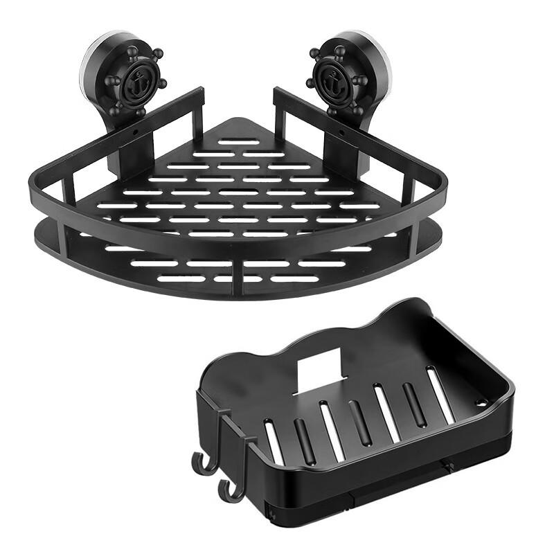 MDNG No-Drill Corner Shelf with Soap Dish