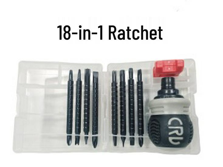 Multifunctional Ratchet Screwdriver Set: 13-in-1 Special-Shaped with 7-in-1 Cross & Flat Heads
