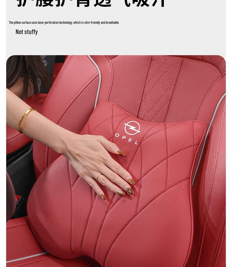 Opel Car Headrest Memory Foam Neck Pillow for Astra, Insignia, Vivaro, Zafira, Antara