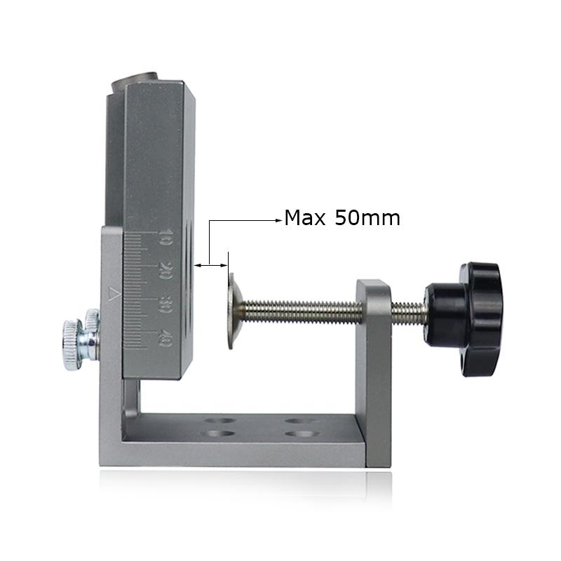 Woodworking Pocket Hole Fixture  Jig Kit Wood Dowel Punch With 9mm Drill Guide Tools