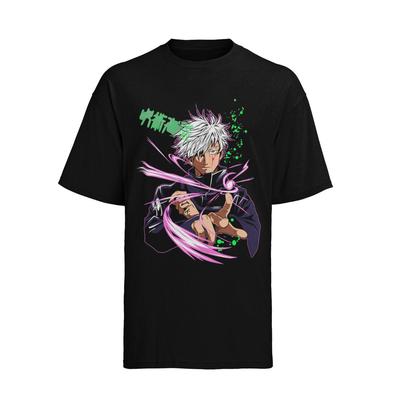 Gojo Satoru Anime jujutsu kaisen Bio Herren Baumwolle T-Shirt