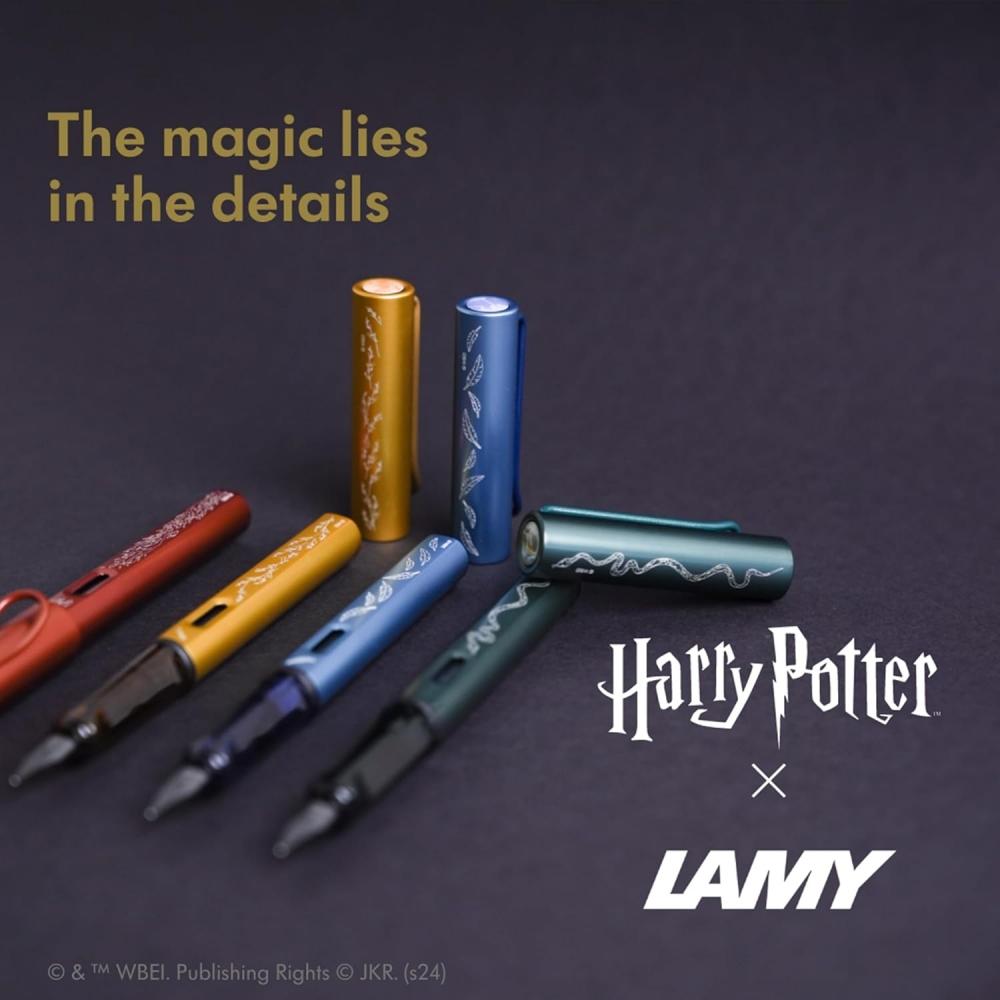 Lamy Slytherin Fountain Pen   Special Edition   House Engraving   Ef Size   Lamy