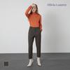 OLIVIALAUREN Fine Herringbone Slim Baggy Pants_Vopdlyw9351