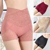 Women Safety Shorts Stretchy Body Shaping Sexy High Waist Flower Lace Briefs Intimacy Clothes