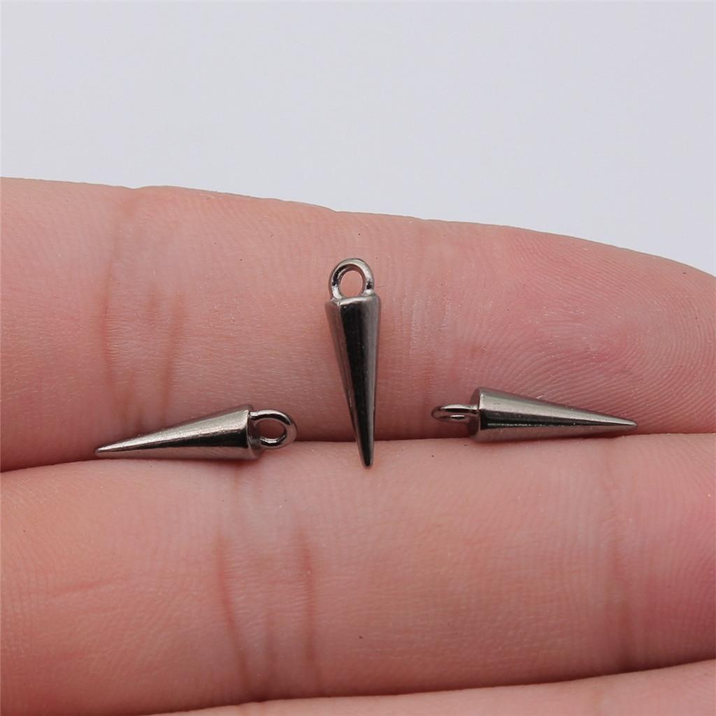 Accessories Parts Cone Shape Pendant End Beads Vintage Jewelry Supplies SA051