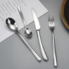 Stainless steel cutlery French Moonlight seriesSpoon/Fork/Knife Kit Hotel Western food steak gift set Portable dinner Cutlery