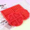 Waffle Makers Mould Silicone Cake Chocolate Mould Nonstick Baking Mold Bakeware DIY Tool