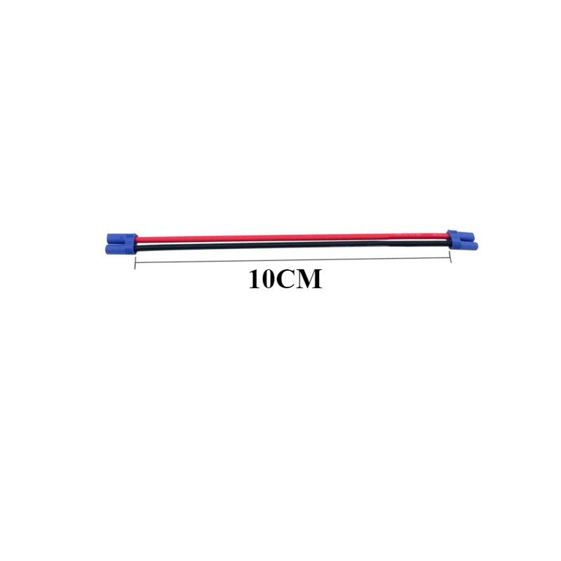 EC5 Male to EC5 Female Silicone Extension Cable 10AWG 100A Current Li-ion Battery Airplane Car Emergency Start Power Plugs