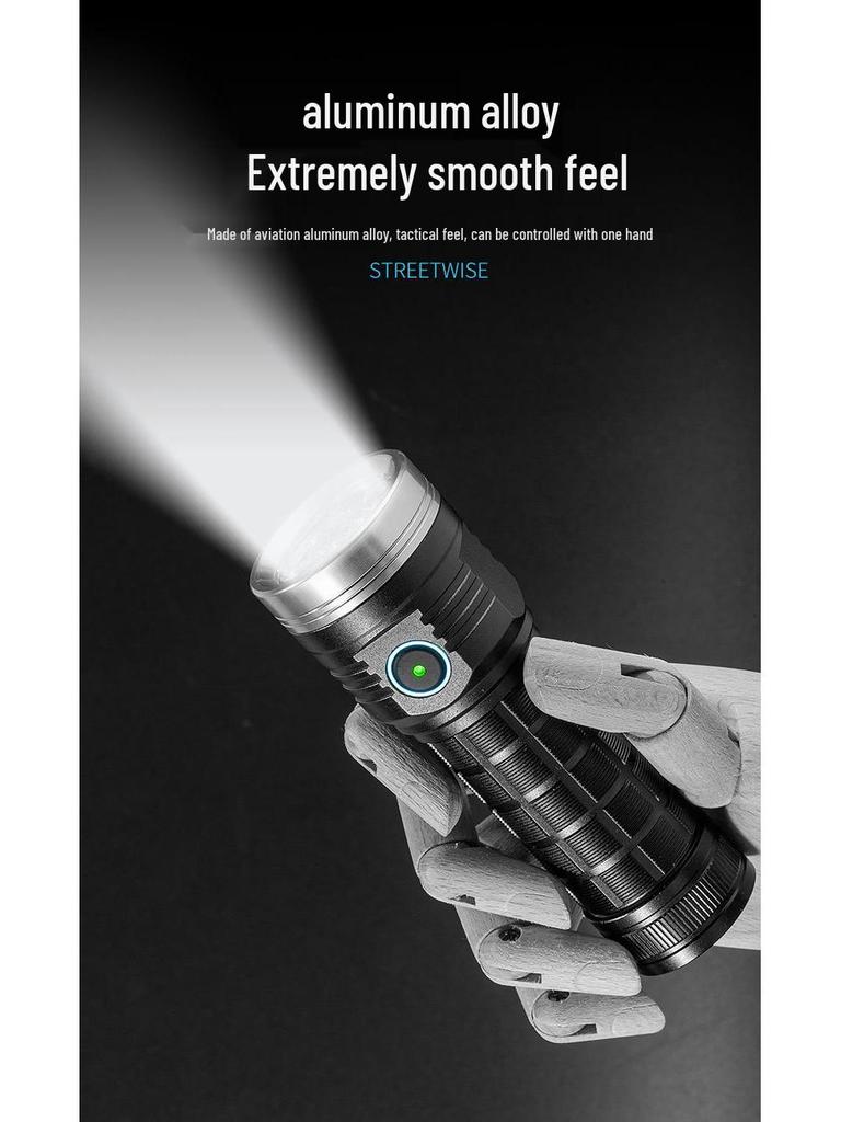 Rechargeable Ultra-Bright Portable Flashlight for Outdoor Climbing