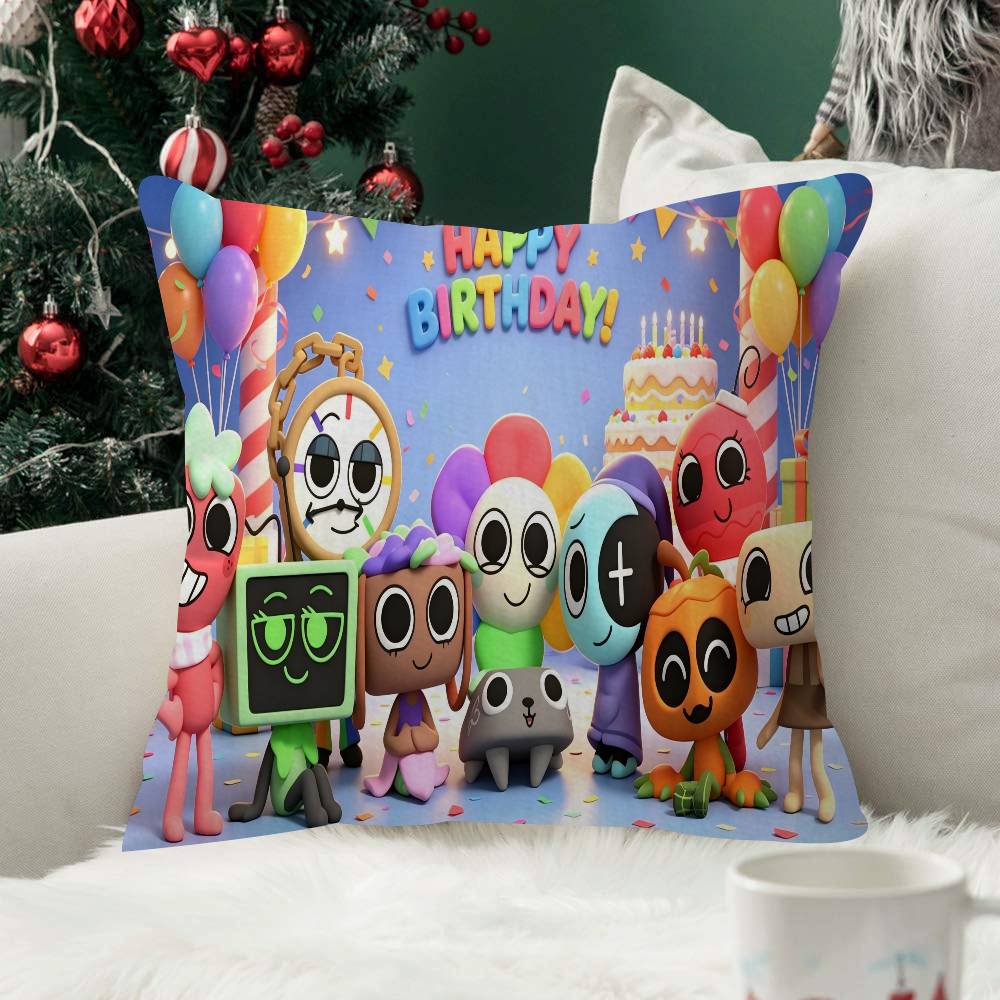 Cute Game Dandys Worlds Cartoon Pillow Cover Soft Decor Throw Pillow Case xcm Couch Home Decor for Living Room Party Gift