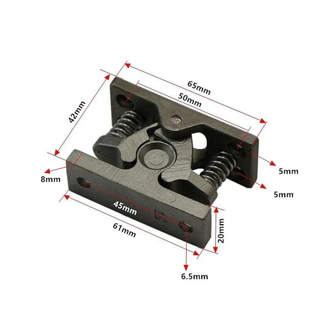 Furniture Double Roller Catch Spring Loaded Door Lock Stop Clamp Cupboard Cabinet Door Clamp Collision Lock Hardware Door Stop